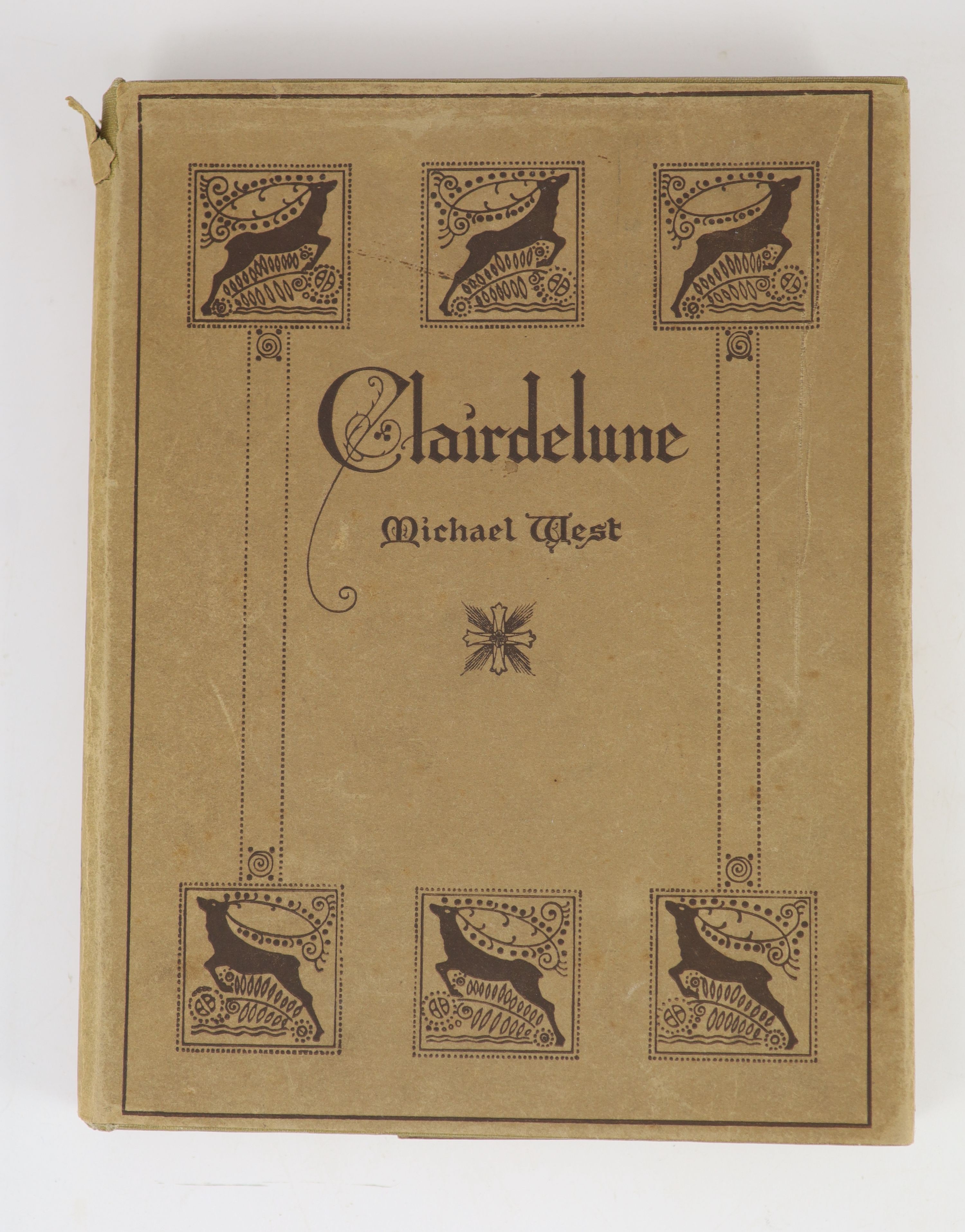 Coleridge, Samuel Taylor - The Rime of the Ancient Mariner, one of 525, illustrated by Willy Pogany, folio, morocco gilt, with 20 tipped-in colour plates, George Harrap, London, 1910; West, Michael Philip - Claire de Lun